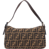 Fendi FF Monogram Baguette Buckle Handbag