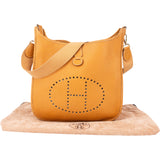 Hermès Natural Ardennes Leather Evelyne GM Crossbody Bag