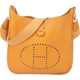 Hermès Natural Ardennes Leather Evelyne GM Crossbody Bag