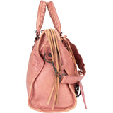 Balenciaga Pink Leather City Handbag