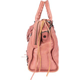 Balenciaga Pink Leather City Handbag
