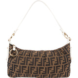 Fendi FF Monogram Zucca Shoulder Bag