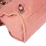 Balenciaga Pink Leather City Handbag