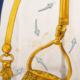 Hermès Classic "Gaucho" Silk Carre 90 Scarf Tuch