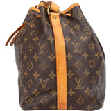 Louis Vuitton Canvas Monogram Sac Noe Petit Shoulder Bag