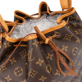 Louis Vuitton Canvas Monogram Sac Noe Petit Shoulder Bag