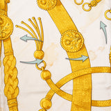 Hermès Classic "Gaucho" Silk Carre 90 Scarf Tuch