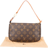 Louis Vuitton Canvas Monogram Pochette Accessoire Handbag