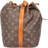 Louis Vuitton Canvas Monogram Sac Noe Petit Shoulder Bag