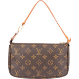 Louis Vuitton Canvas Monogram Pochette Accessoire Handbag