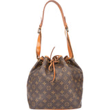 Louis Vuitton Canvas Monogram Sac Noe Petit Shoulder Bag
