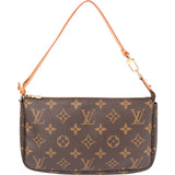 Louis Vuitton Canvas Monogram Pochette Accessoire Handbag