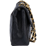 Chanel Quilted Lambskin 24K Gold Single Flap Shoulder Bag