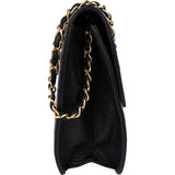 Chanel Quilted Lambskin 24K Gold Single Flap Shoulder Bag