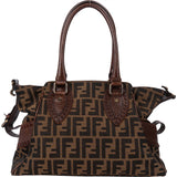 Fendi FF Monogram Zucca Piccola Handbag