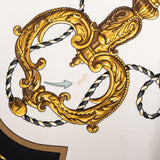 Hermès Classic "Les Clefs" Silk Carre 90 Scarf Tuch