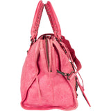 Balenciaga Pink Leather City Handbag