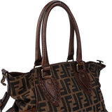 Fendi FF Monogram Zucca Piccola Handbag