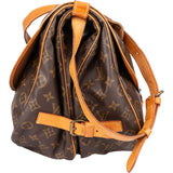 Louis Vuitton Canvas Monogram Saumur 35 Crossbody Bag