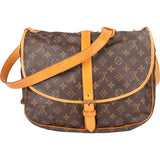 Louis Vuitton Canvas Monogram Saumur 35 Crossbody Bag