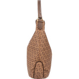 Fendi Canvas FF Monogram Hobo Bag