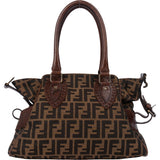 Fendi FF Monogram Zucca Piccola Handbag