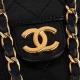 Chanel Quilted Lambskin 24K Gold Single Flap Shoulder Bag