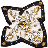 Hermès Classic "Les Clefs" Silk Carre 90 Scarf Tuch