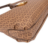 Fendi Canvas FF Monogram Hobo Bag