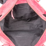 Balenciaga Pink Leather City Handbag