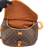 Louis Vuitton Canvas Monogram Saumur 35 Crossbody Bag