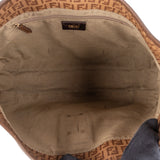 Fendi Canvas FF Monogram Hobo Bag