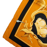 Hermès Classic "Krona" Silk Carre 90 Scarf Tuch