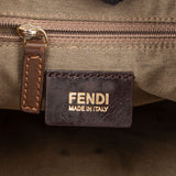 Fendi Canvas FF Monogram Hobo Bag