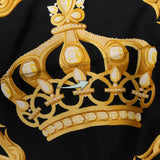 Hermès Classic "Krona" Silk Carre 90 Scarf Tuch