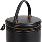 Louis Vuitton Noir Epi Leather Cannes Vanity Handbag
