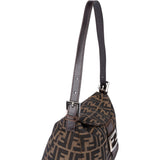 Fendi FF Monogram Baguette Buckle Handbag