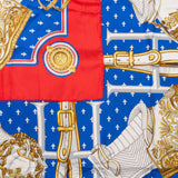 Hermès Classic "SELLES A HOUSSE" Silk Carre 90 Scarf Tuch