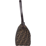 Fendi FF Monogram Baguette Buckle Handbag