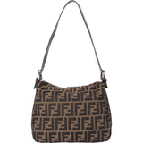 Fendi FF Monogram Baguette Buckle Handbag