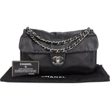 Chanel Perforated Lambskin Single Flap Crossbody Bag