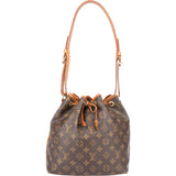 Louis Vuitton Canvas Monogram Sac Noe Petit Shoulder Bag