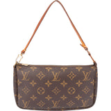 Louis Vuitton Canvas Monogram Pochette Accessoire Handbag