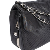 Chanel Perforated Lambskin Single Flap Crossbody Bag