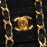Chanel Quilted Lambskin 24K Gold Single Flap Shoulder Bag