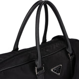 Prada Black Nylon Triangle Business Handbag