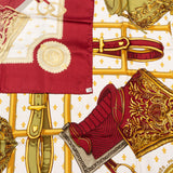 Hermès Classic "SELLES A HOUSSE" Silk Carre 90 Scarf Tuch