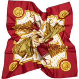 Hermès Classic "SELLES A HOUSSE" Silk Carre 90 Scarf Tuch