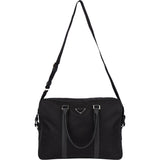 Prada Black Nylon Triangle Business Handbag