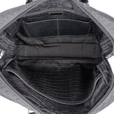 Prada Black Nylon Triangle Business Handbag